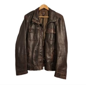 Men's Danier Brown Leather Jacket